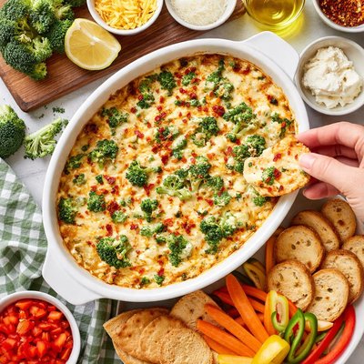 Image of Hot Broccoli Dip Pampered Chef