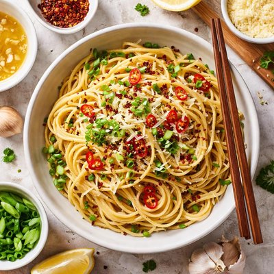 Image of Hot Buttered Garlic Noodles