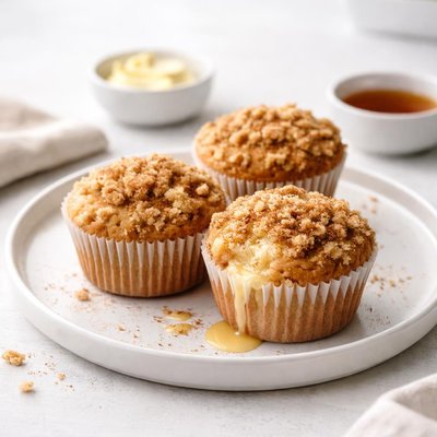 Image of Hot Buttered Rum Muffins