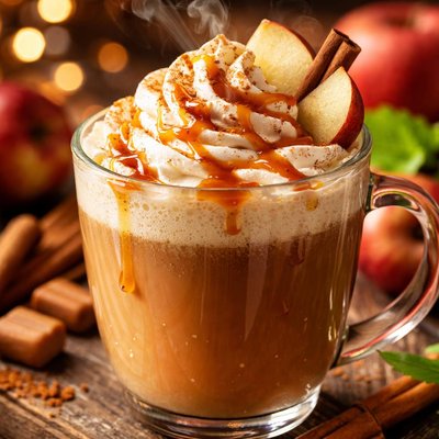 Image of Hot Caramel Apple Cafe Hot Drink