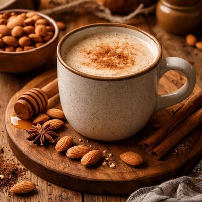 Image of Hot Chai Tea with Almonds on the Side