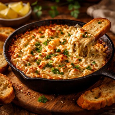 Image of Hot Cheese and Crab Dip