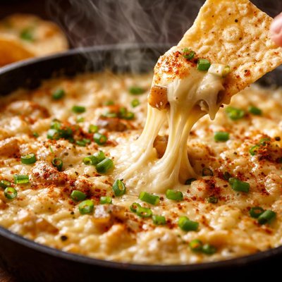 Image of Hot Cheesy Onion Chip Dip