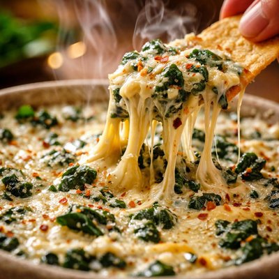 Image of Hot Cheesy Spinach Dip