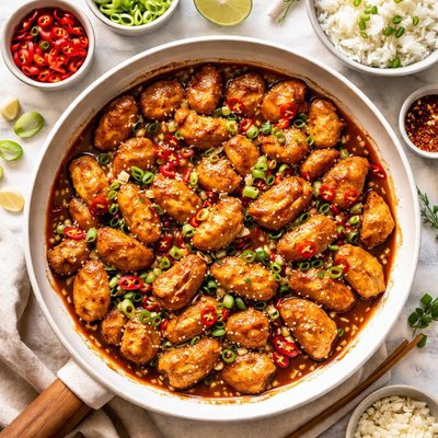 Image of Hot Chicken in Garlic Sauce