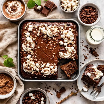 Image of Hot Chocolate Milk Cake