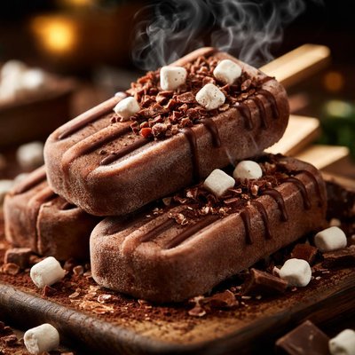 Image of Hot Chocolate Popsicles