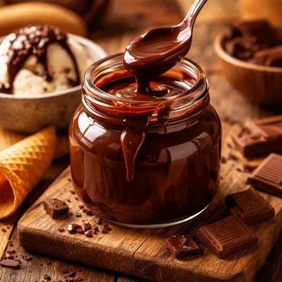 Image of Hot Chocolate Sauce for Ice Cream
