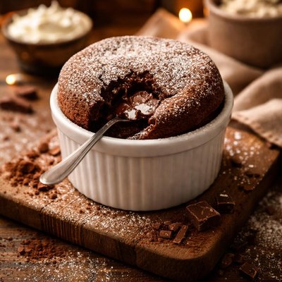Image of Hot Chocolate Souffle