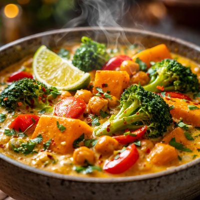 Image of Hot Coconut Vegetable Curry