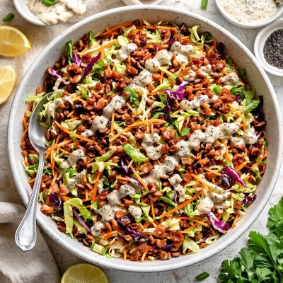Image of Hot Coleslaw with Poppy Seed Dressing