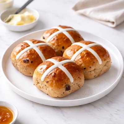 Image of Hot Cross Buns Bread Machine
