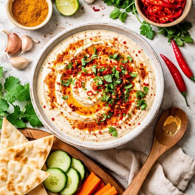 Image of Hot Curry Garlic Dip