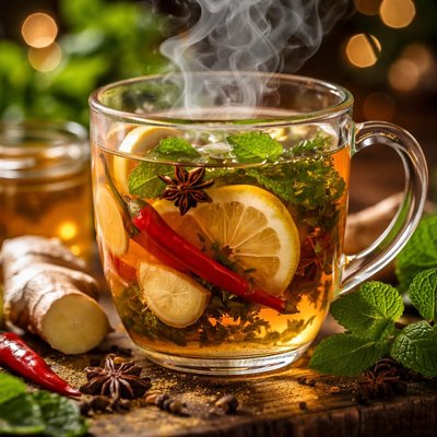 Image of Hot Diaphoretic Herbal Tea
