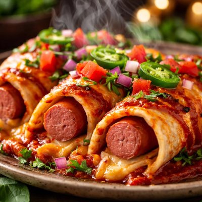 Image of Hot Dog Enchiladas