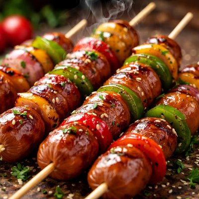 Image of Hot Dog Kebabs