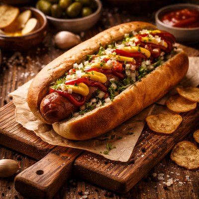 Image of Hot Dog Sandwich