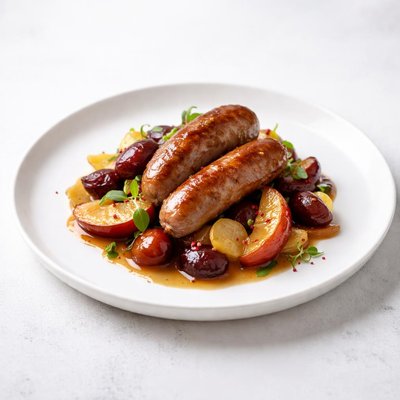 Image of Hot Fruit and Sausage