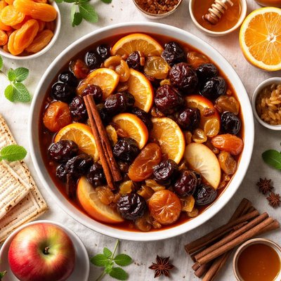 Image of Hot Fruit Compote for Passover or All Year Round