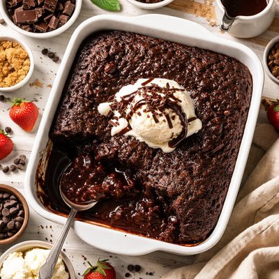 Image of Hot Fudge Chocolate Pudding Cake