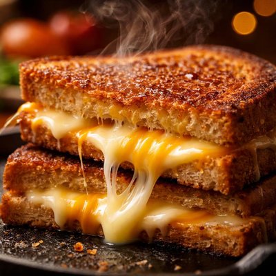 Image of Hot Iron Grilled Cheese Sandwich