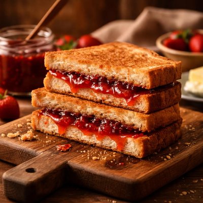 Image of Hot Jam Sandwich