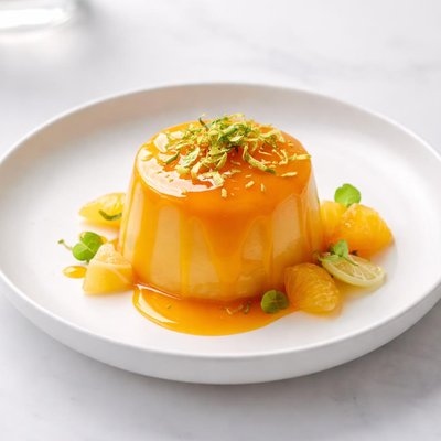 Image of Hot Orange Pudding Hsi Mi Chu Keng