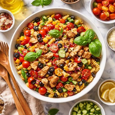 Image of Hot Pasta Salad