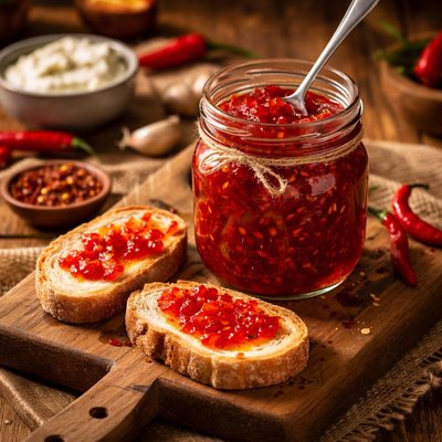 Image of Hot Pepper Jam for Bread Machine