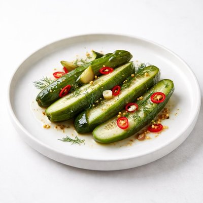 Image of Hot Pickled Cucumber