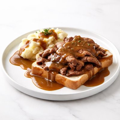 Image of Hot Roast Beef Sandwiches Gravy