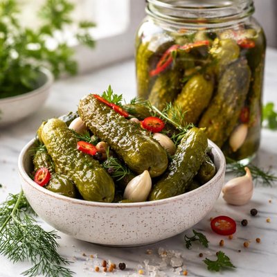 Image of Hot Salty Dills