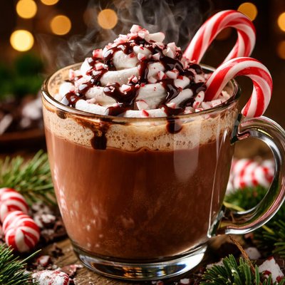 Image of Hot Schnnocolate Hot Chocolate Peppermint Schnapps