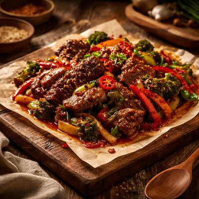 Image of Hot Spicy Beef with Vegetables