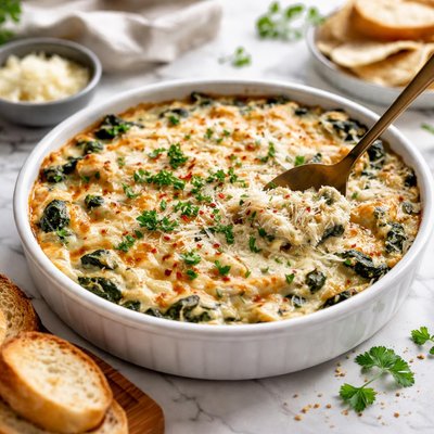Image of Hot Spinach and Artichoke Dip