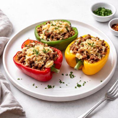 Image of Hot Stuffed Bell Peppers