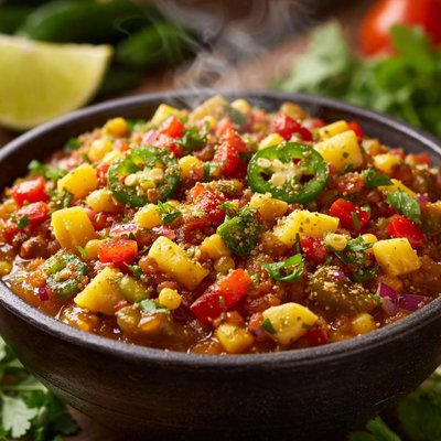 Image of Hot Sweet No Tomato Salsa