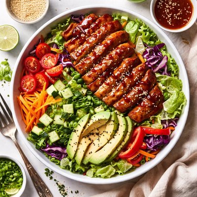 Image of Hot Teriyaki Chicken Salad