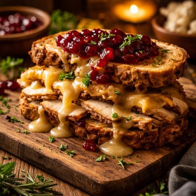 Image of Hot Turkey and Cranberry Sandwich Aka Turkey Gone Wild