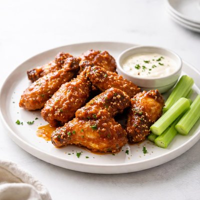 Image of Hot Wings in the Oven