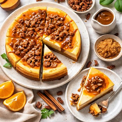 Image of House of Blues Sweet Potato Cheesecake W Praline Sauce