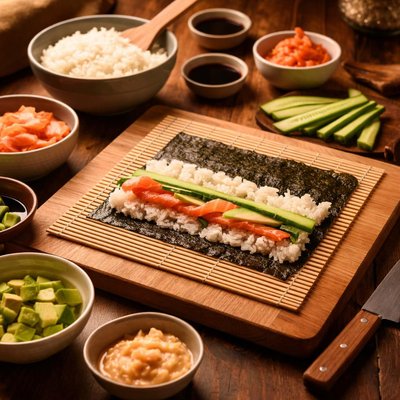 Image of How to Make and Roll Sushi
