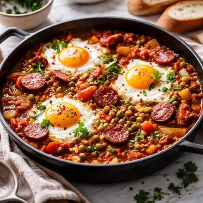 Image of Huevos a La Flamenca