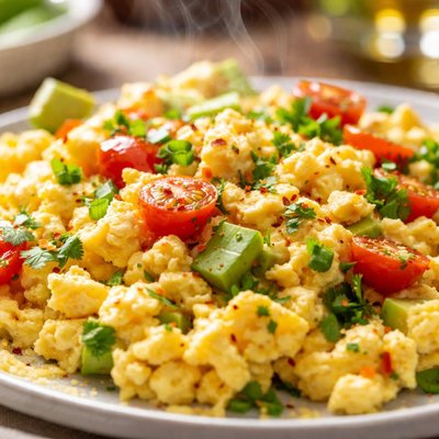 Image of Vegetarian Huevos Revueltos