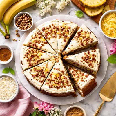 Image of Hummingbird Cake by Paula Deen