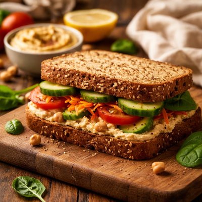 Image of Hummus Sandwich