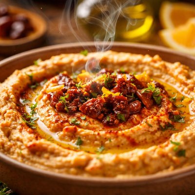 Image of Hummus with Chipotles a Hint of Orange