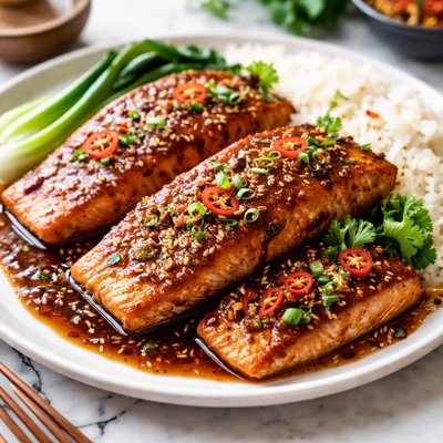 Image of Hunan Style Chili Salmon