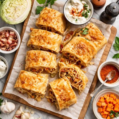 Image of Hungarian Cabbage Strudel