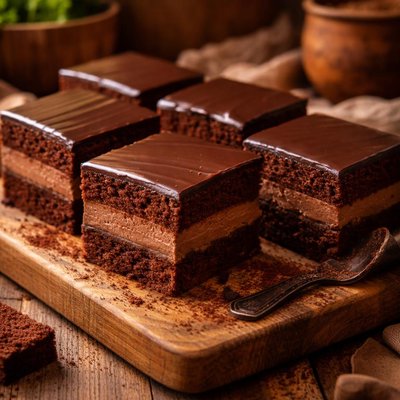 Image of Hungarian Chocolate Cake Rigo Jancsi